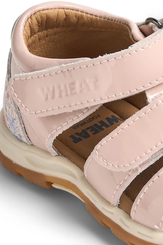 Dziewczynka Wheat sandały dziecięce skórzane WF614.03 różowy