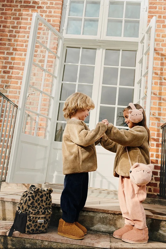 Liewood śniegowce dziecięce Alban Pile Shoes pomarańczowy LW20799