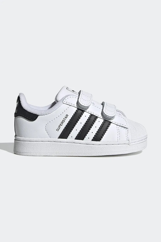 Παιδικά αθλητικά παπούτσια adidas Originals SUPERSTAR II απομίμηση λείου δέρματος λευκό JI3990