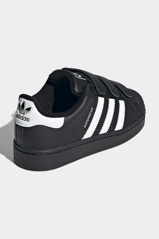 Αγορίστικα Παιδικά αθλητικά παπούτσια adidas Originals SUPERSTAR II JI3989 μαύρο