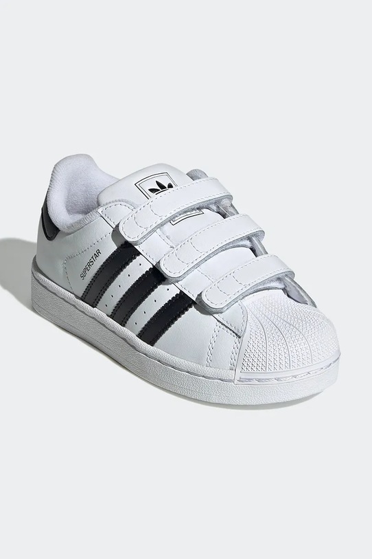 Otroške superge adidas Originals SUPERSTAR II JI3988 bela SS26