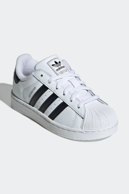 adidas Originals sneakersy dziecięce SUPERSTAR II JH9980 biały SS26