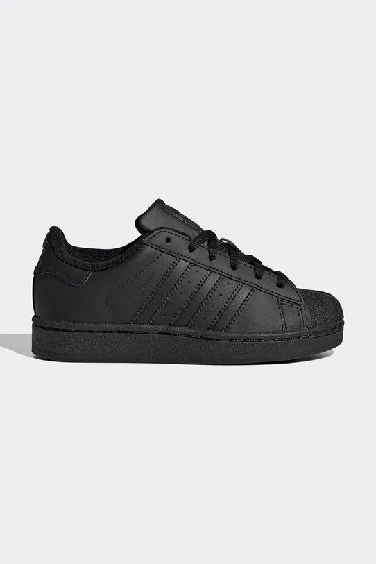 adidas Originals sneakersy dziecięce SUPERSTAR II imitacja skóry licowej czarny JH9983