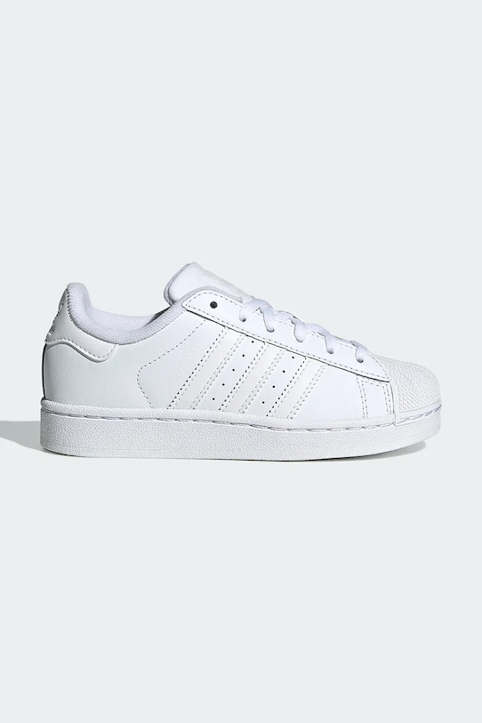 adidas Originals sneakersy dziecięce SUPERSTAR II imitacja skóry licowej biały JH9982