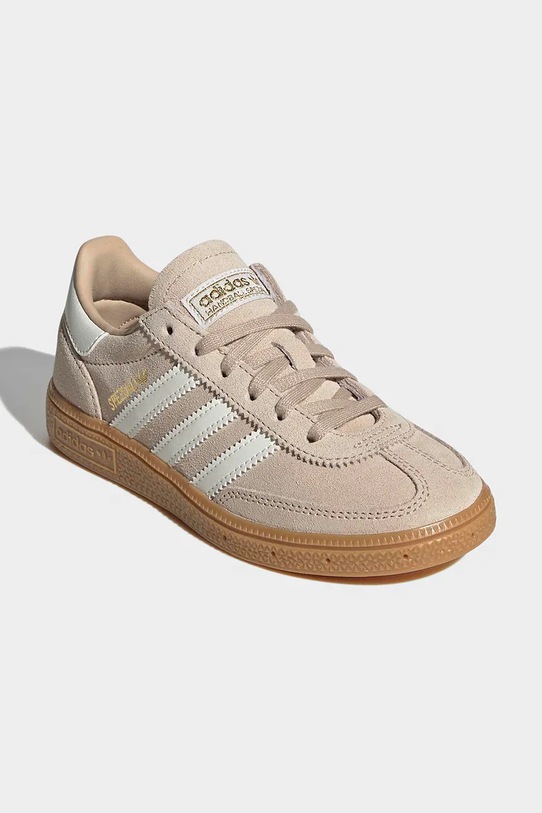 adidas Originals sneakersy zamszowe dziecięce HANDBALL SPEZIAL JP8242 beżowy SS26