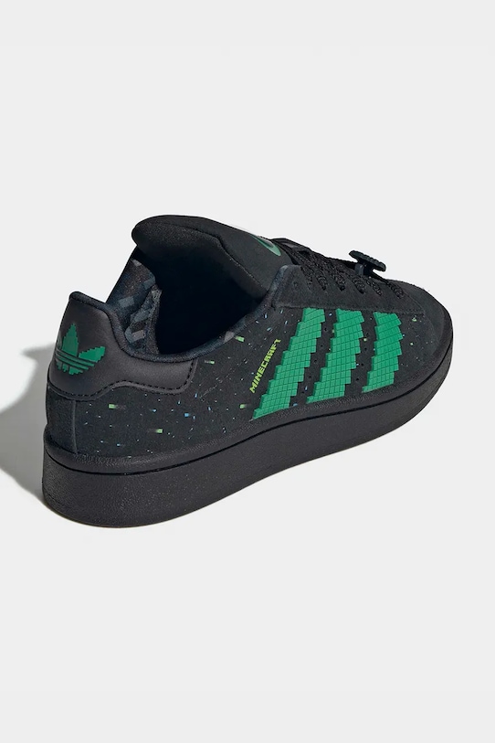 Chłopiec adidas Originals sneakersy skórzane dziecięce Minecraft CAMPUS 00s IH1733 czarny