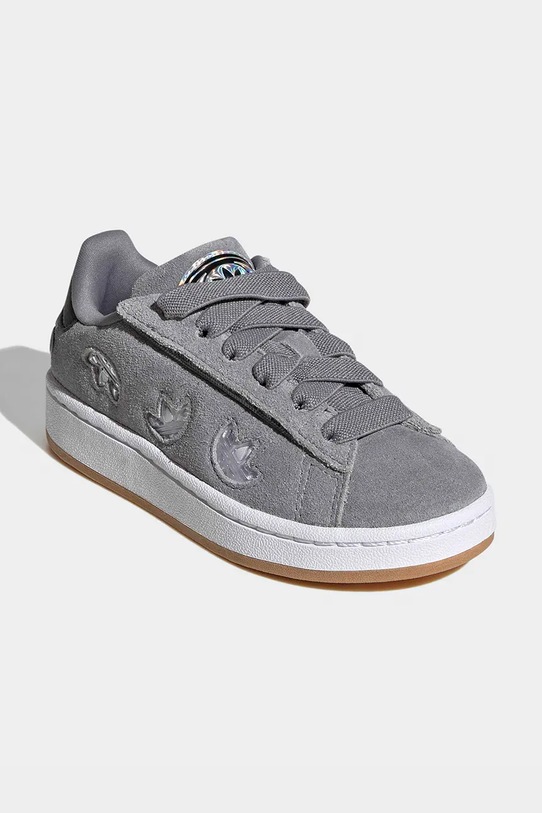 Otroške superge iz semiša adidas Originals CAMPUS 00s LED LIGHTS IH6382 siva SS26
