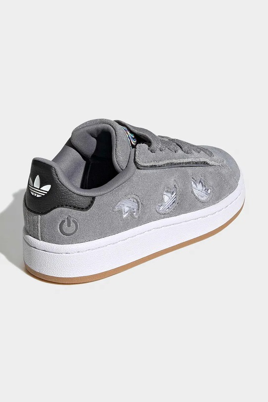 Deklice Otroške superge iz semiša adidas Originals CAMPUS 00s LED LIGHTS IH6382 siva