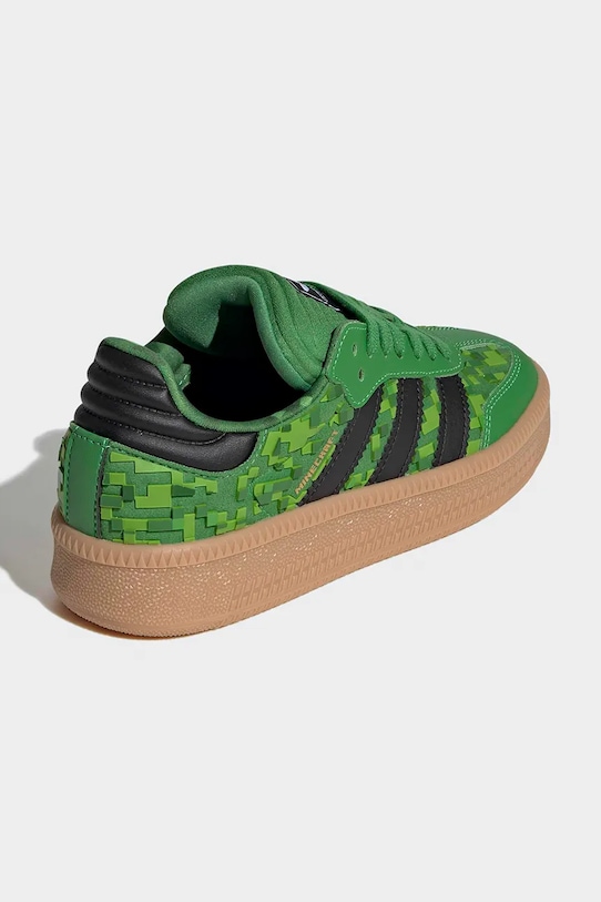 Deklice Otroške superge adidas Originals Minecraft SAMBA XLG IH1732 zelena