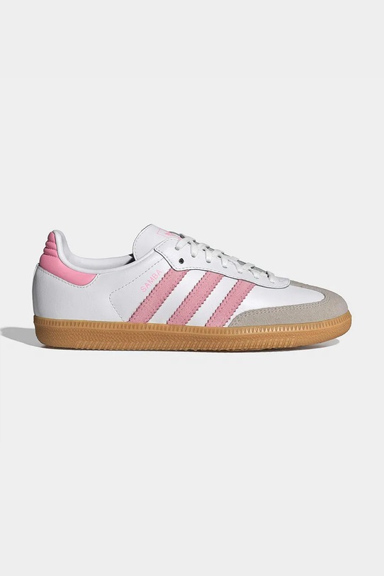 adidas Originals sneakersy dziecięce SAMBA OG syntetyczny biały JQ2018
