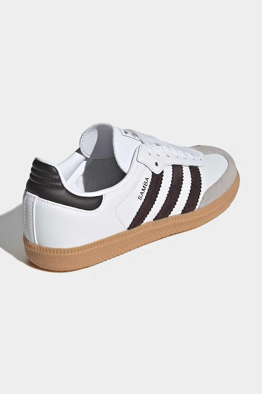 Chłopiec adidas Originals sneakersy skórzane dziecięce SAMBA OG JQ2020 biały