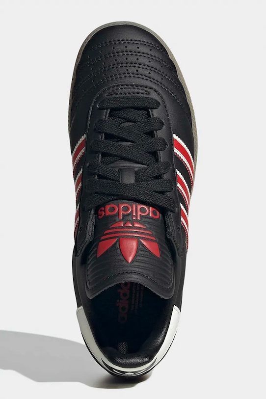 adidas Originals sneakersy skórzane dziecięce SAMBA JP JP9529 czarny