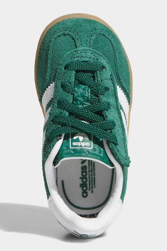 Παιδικά αθλητικά παπούτσια adidas Originals GAZELLE INDOOR IH9130 πράσινο