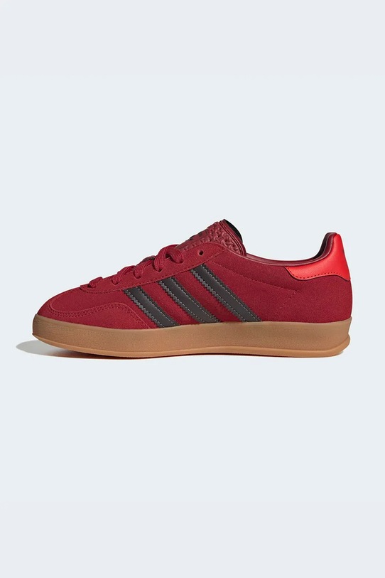 adidas Originals sneakersy dziecięce GAZELLE INDOOR czerwony IH6448