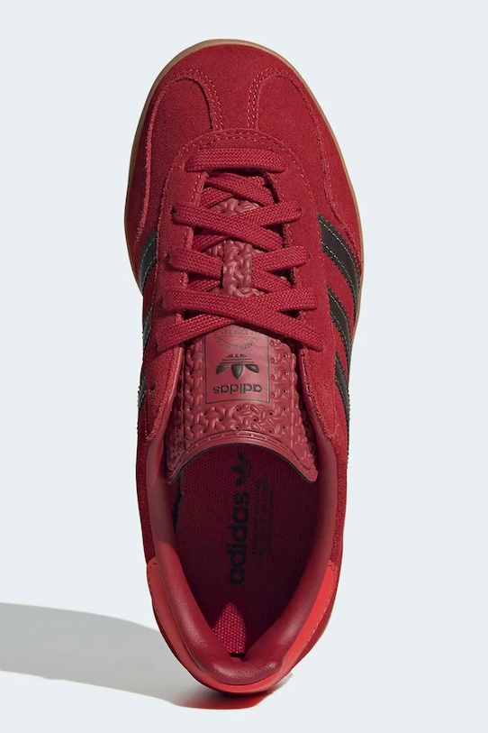 adidas Originals sneakersy dziecięce GAZELLE INDOOR IH6448 czerwony