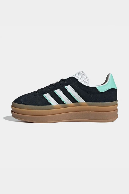 adidas Originals sneakersy skórzane dziecięce GAZELLE BOLD czarny IH6456
