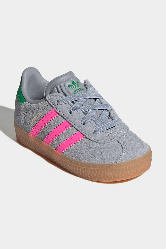 Παιδικά sneakers σουέτ adidas Originals GAZELLE IH6477 γκρί SS26