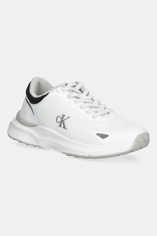Calvin Klein Jeans sneakersy dziecięce syntetyczny biały V3X9.83311.30.34