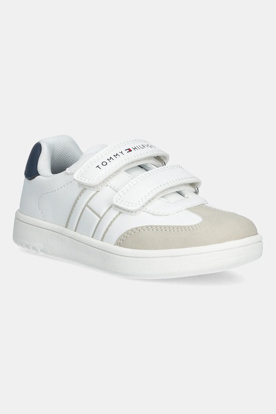 Tommy Hilfiger sneakersy dziecięce imitacja skóry licowej biały T1X9.34342.20.29