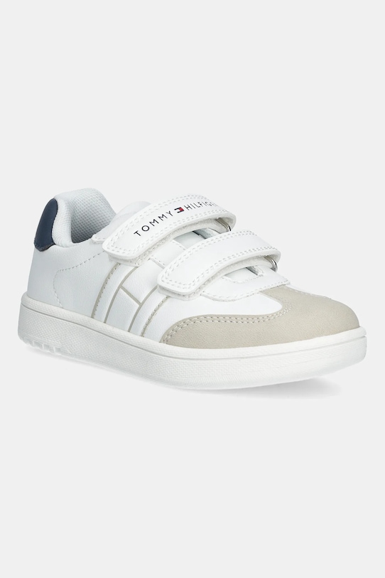 Tommy Hilfiger sneakersy dziecięce imitacja skóry licowej biały T1X9.34342.20.29