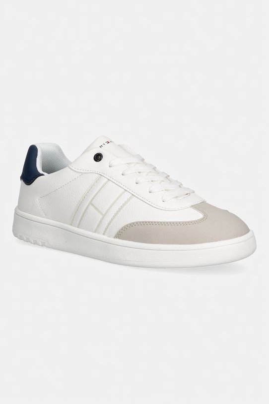 Tommy Hilfiger sneakersy dziecięce imitacja skóry licowej biały T3X9.34355.35.41