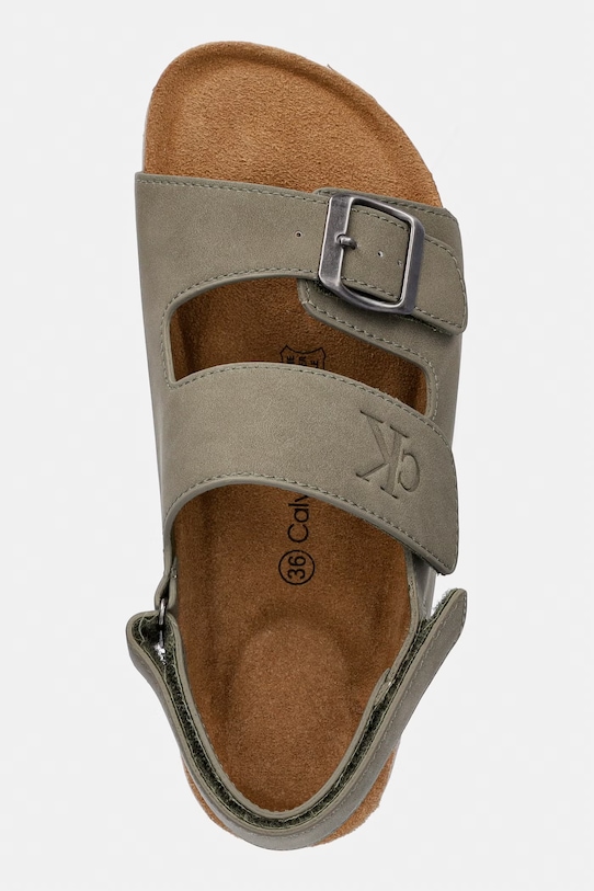 Calvin Klein Jeans sandały dziecięce zielony V3X2.83328.35.40