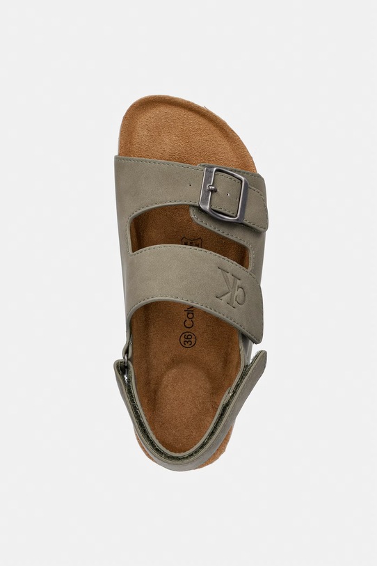 Calvin Klein Jeans sandały dziecięce zielony V3X2.83328.35.40