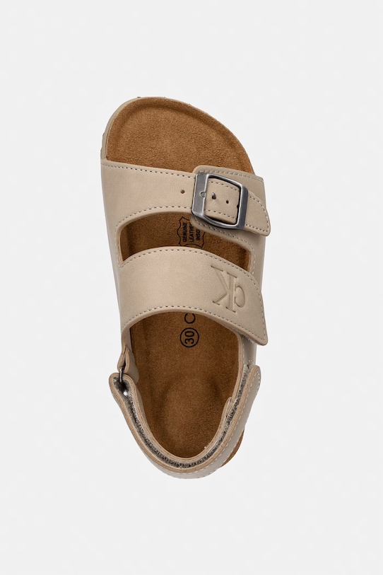Calvin Klein Jeans sandały dziecięce beżowy V3X2.83328.30.34