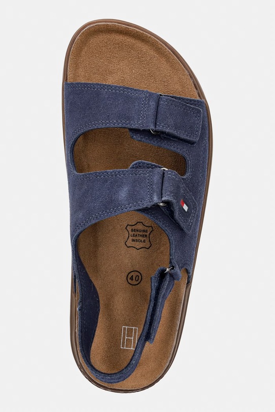 Tommy Hilfiger sandały zamszowe dziecięce granatowy T3X2.34394.35.41