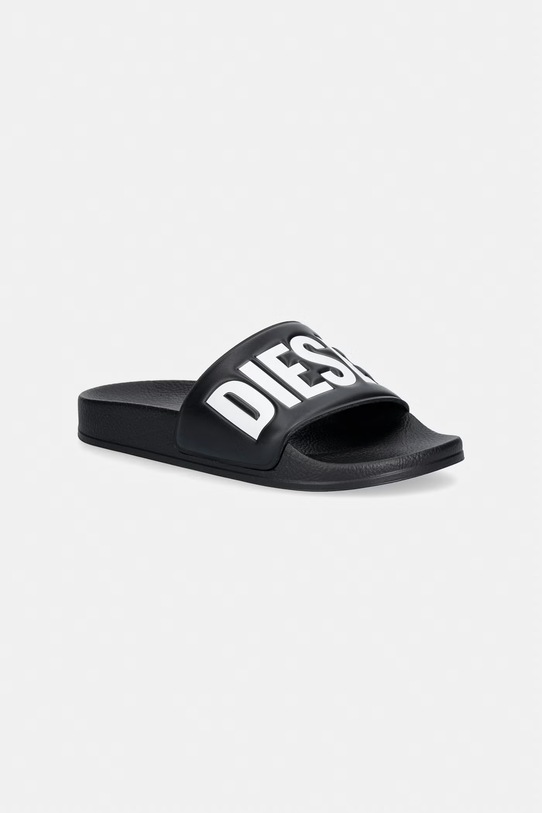 Diesel klapki dziecięce SA-BWBISQOF SANDALS czarny BC1084.KF019.36.40