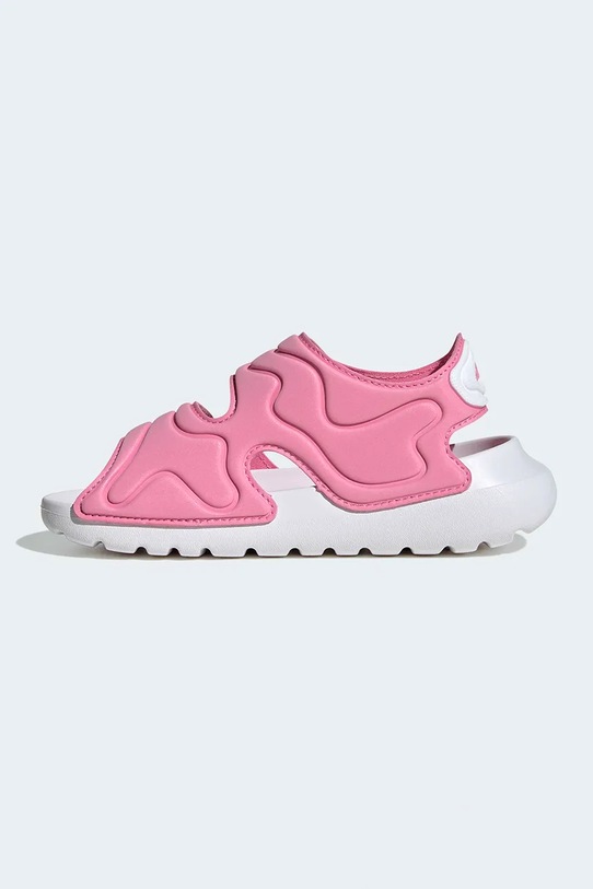 Дитячі сандалі adidas ALTASWIM 3 рожевий JS4914