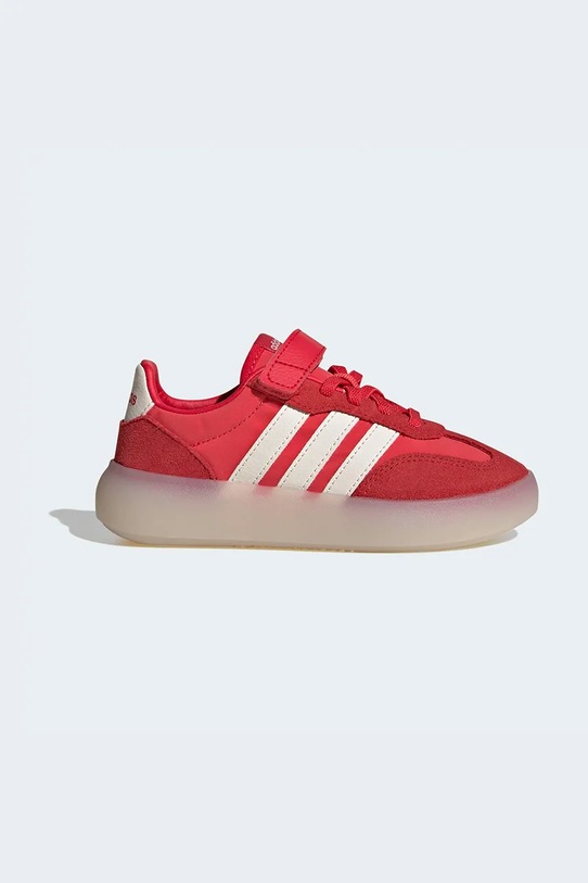 Παιδικά sneakers adidas BARREDA DECODE δέρμα σαμουά κόκκινο JP6725