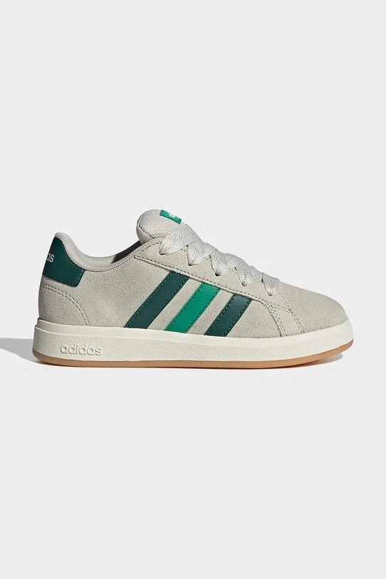 adidas sneakers de piele întoarsă pentru copii GRAND COURT 00s mic de statură bej IH6413