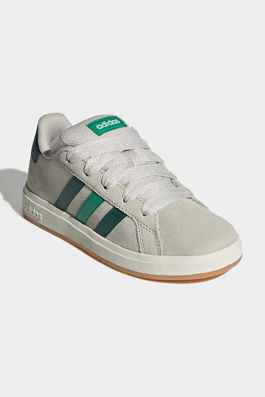 adidas sneakers de piele întoarsă pentru copii GRAND COURT 00s IH6413 bej SS26