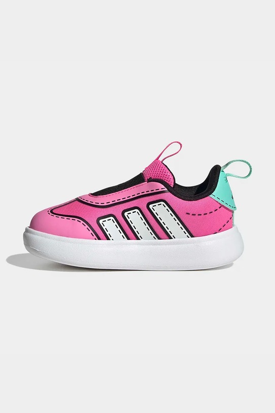 Παιδικά sneakers adidas BUBBLECOMIC ροζ JS0126