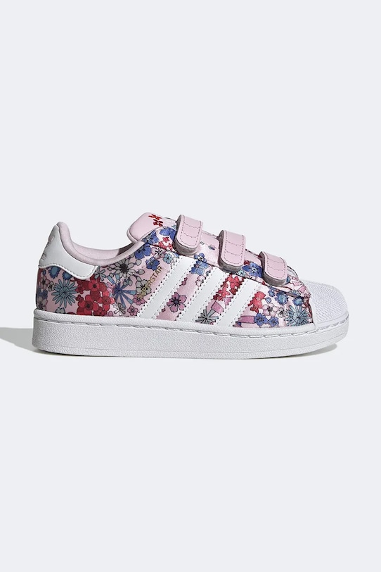 Παιδικά sneakers adidas Originals SUPERSTAR II υφασμάτινο ροζ JQ2004