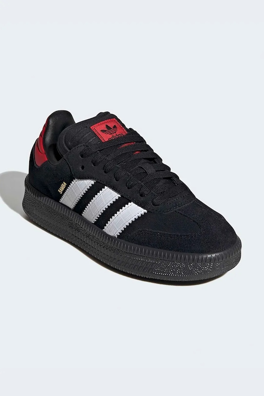 adidas Originals SAMBA XLG sneakersy dziecięce zamszowe JP9522 czarny SS26