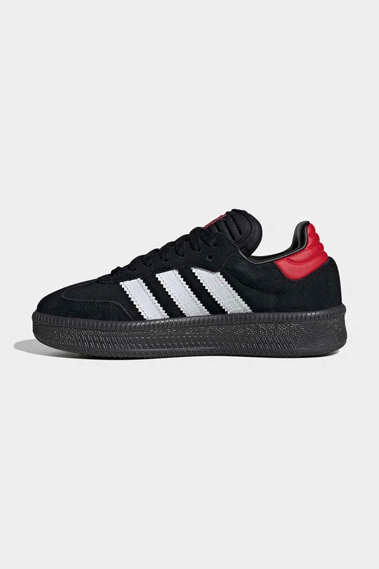 adidas Originals SAMBA XLG sneakersy dziecięce zamszowe czarny JP9522