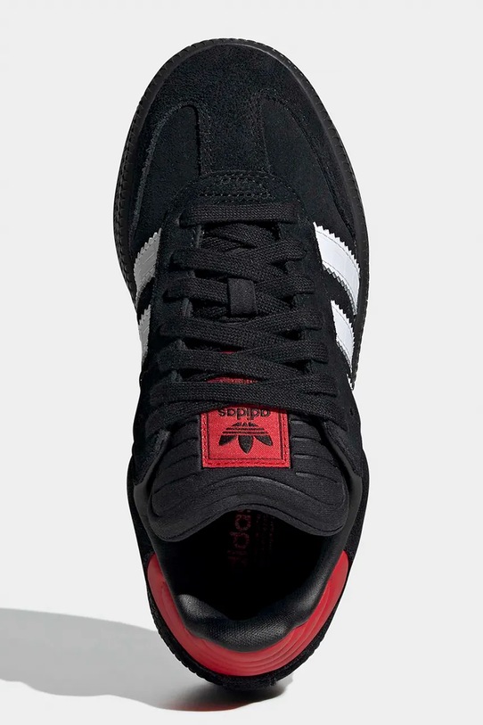 adidas Originals SAMBA XLG sneakersy dziecięce zamszowe JP9522 czarny