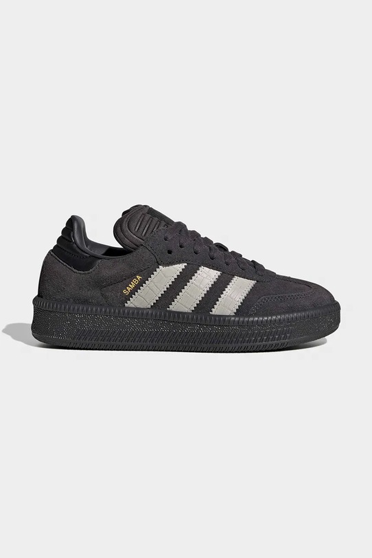 adidas Originals SAMBA XLG sneakersy dziecięce zamszowe brązowy JP9521