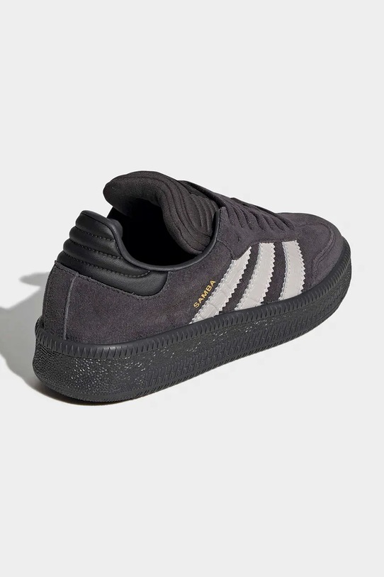 Chłopiec adidas Originals SAMBA XLG sneakersy dziecięce zamszowe JP9521 brązowy