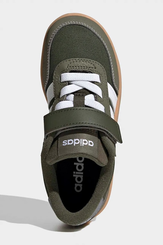 Detské tenisky adidas BREAKBASE JR9780 zelená