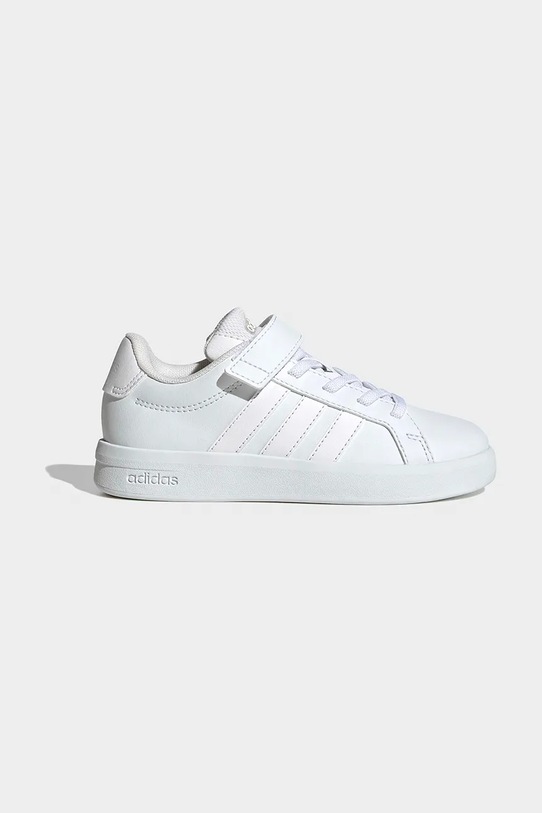 Παιδικά sneakers adidas GRAND COURT 3.0 απομίμηση λείου δέρματος λευκό HP3532