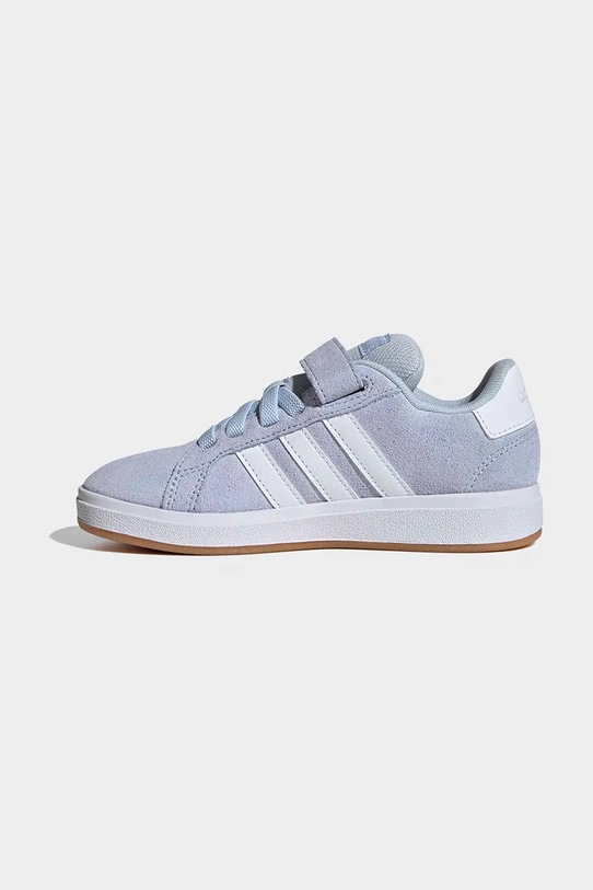 adidas sneakersy zamszowe dziecięce GRAND COURT 00s niebieski KI6485