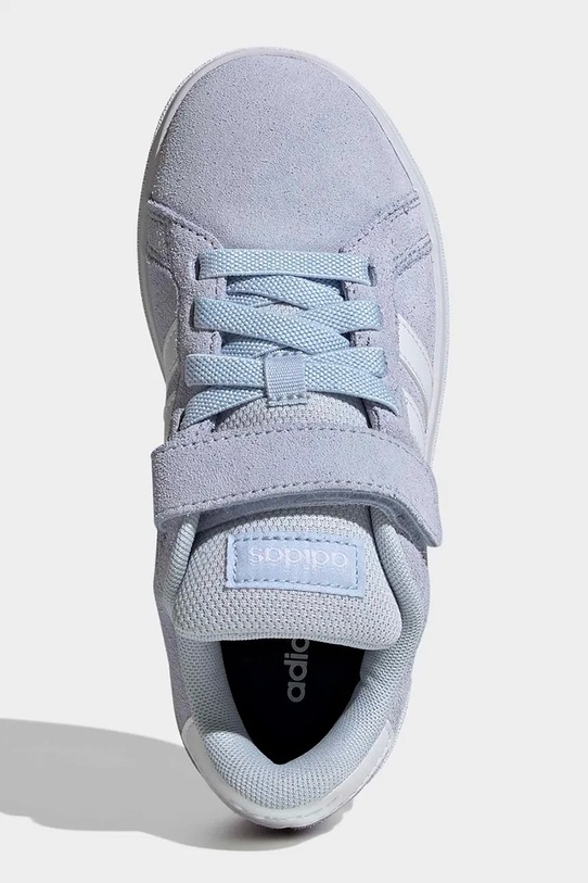 adidas sneakersy zamszowe dziecięce GRAND COURT 00s KI6485 niebieski