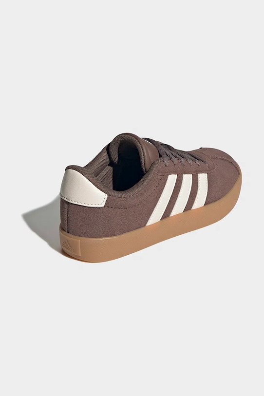 Αγορίστικα Παιδικά σουέτ sneakers adidas VL COURT 3.0 KJ1801 καφέ