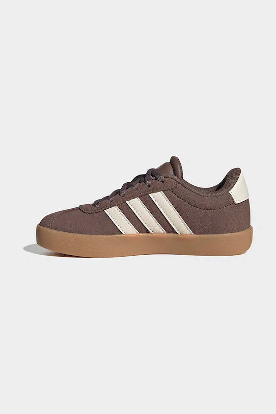 Παιδικά σουέτ sneakers adidas VL COURT 3.0 καφέ KJ1801