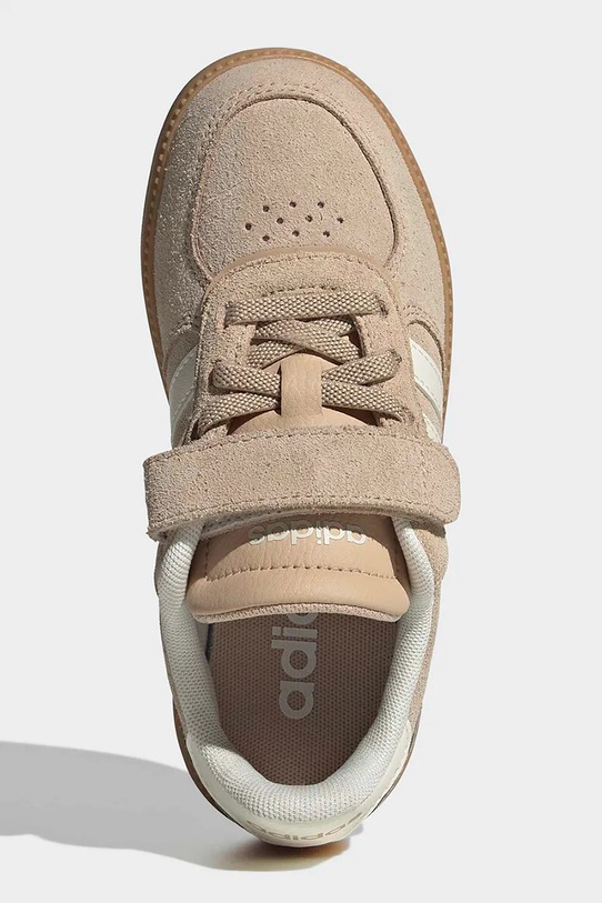 adidas sneakersy dziecięce BREAKNET SLEEK KI6501 beżowy