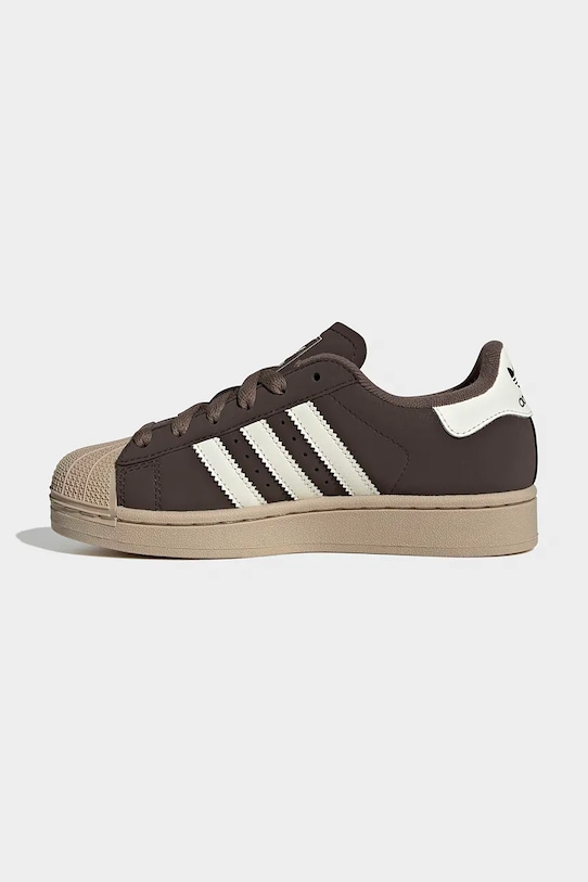 Dětské tenisky adidas Originals SUPERSTAR II hnědá KJ4545