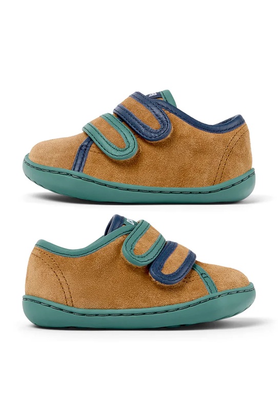 Детские ботинки из нубука Camper TWS FW замш коричневый K800666